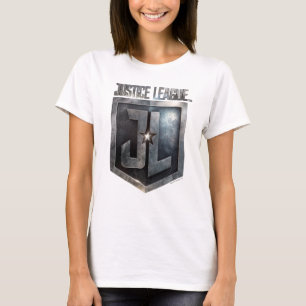 T-shirts Liga da Justiça  Blindagem metálica JL
