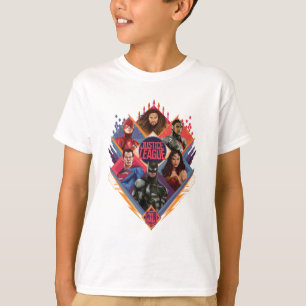 T-shirts Liga da Justiça Crachá Diamond Hatch Group