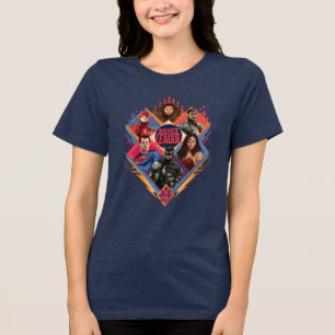 T-shirts Liga da Justiça  Crachá Diamond Hatch Group