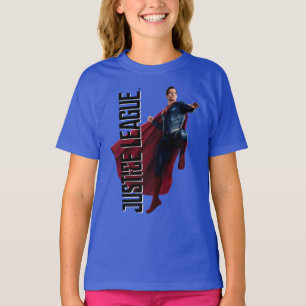 T-shirts Liga da Justiça   Super-Homem No Campo De Batalha