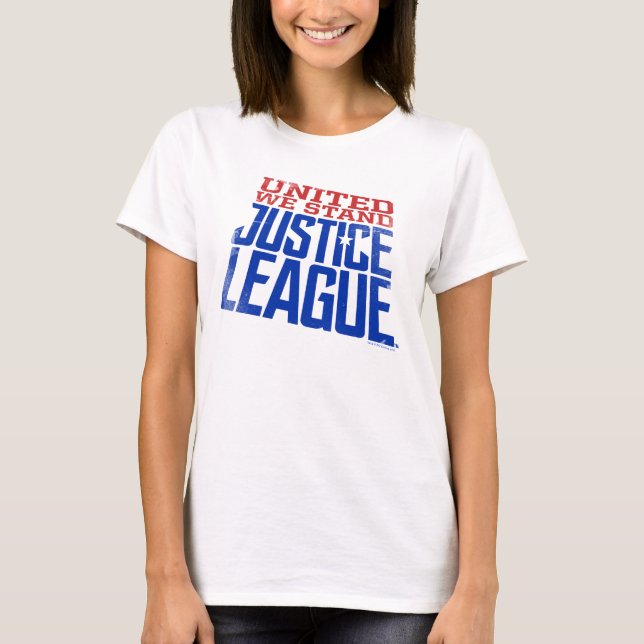 T-shirts Liga da Justiça | United We Stand Graphic (Frente)