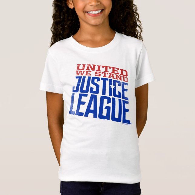 T-shirts Liga da Justiça | United We Stand Graphic (Frente)