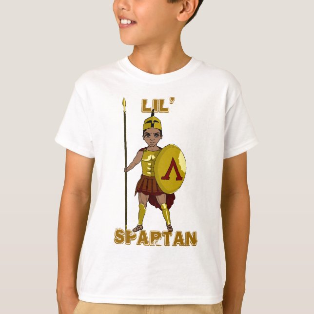 T-shirts Lil' Spartan (Frente)