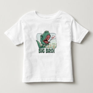 T-shirts Lil T Rex Big Bro Antigo Irmão Gear