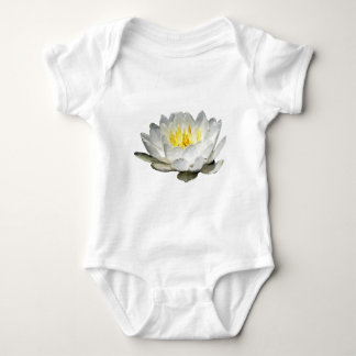 T-shirts Lily Art Baby Girl White Lily