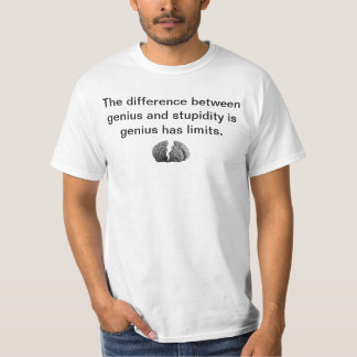 T-shirts Limitações do gênio