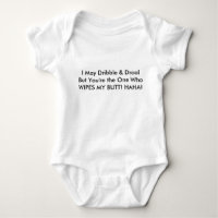 LIMPA MEU jérsei do bebê do BUMBUM. Roupa