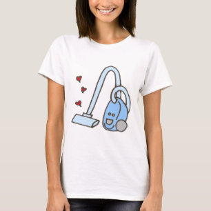 T-shirts Limpeza de Vácuo com Corações