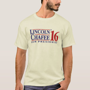 T-shirts Lincoln Chafee para o presidente