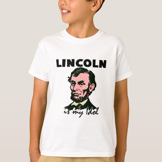 T-shirts Lincoln é meu Ídolo (Frente)