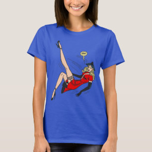 T-shirts Linda Garota Glamurosa Vintage Beleza Retro Pinup