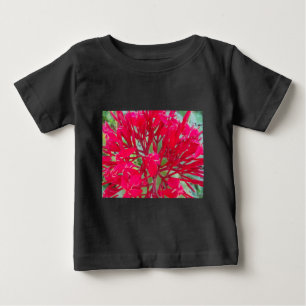 T-shirts Lindas flores vermelhas incríveis