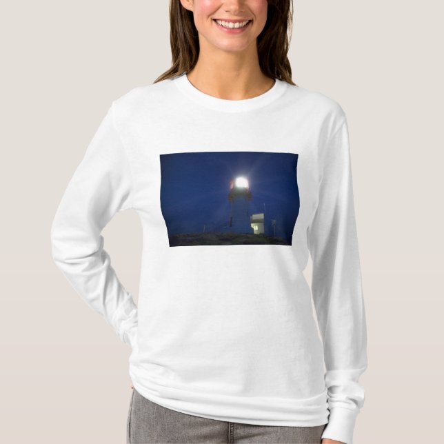 T-shirts lindesnes fyr, norway, ponto 3 do sul (Frente)