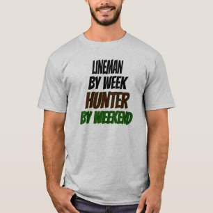 T-shirts Lineman Hunter