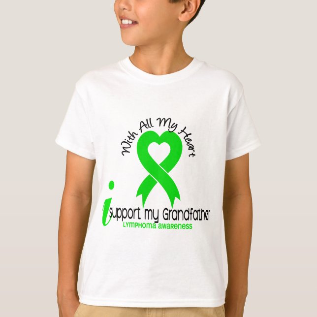 T-shirts LINFOMA eu apoio meu avô (Frente)