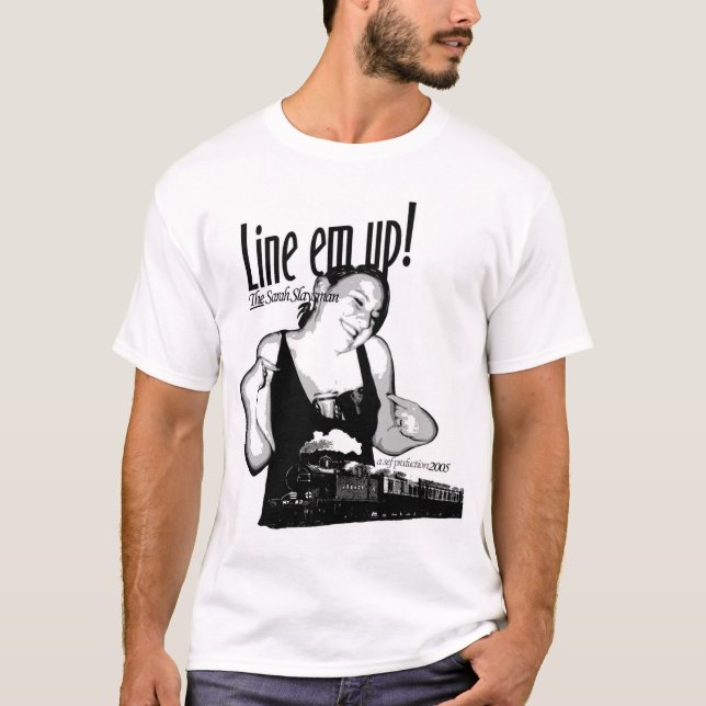 T-shirts Linha em acima (Frente)