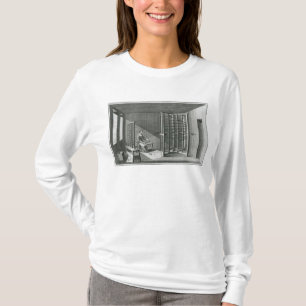 T-shirts Linhas de seda de entortamento, ilustração