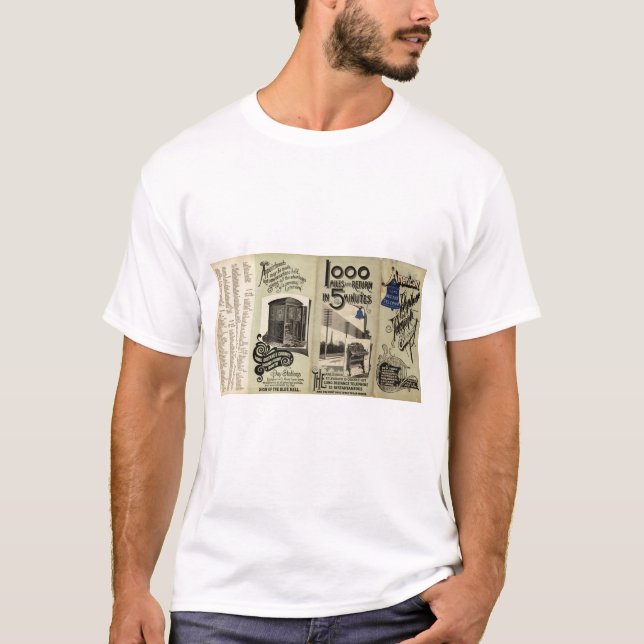 T-shirts Linhas em Maine (Frente)