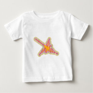 T-shirts Linhas Nazca Hummingbird Com Efeito De Papel Desen