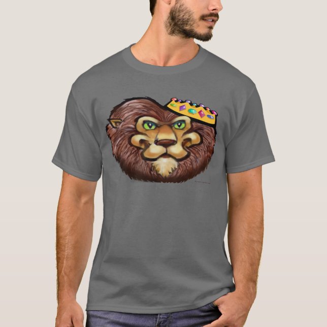 T-shirts Lion Crown (Frente)