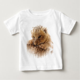 T-shirts Lion cub de olhos bonitos e bonitos