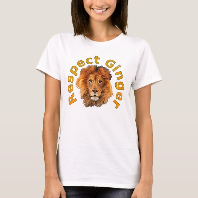 T-shirts Lion Magnificent Cabeça Belamente Regal (Frente)
