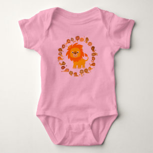 T-shirts Lion Mandala Baby