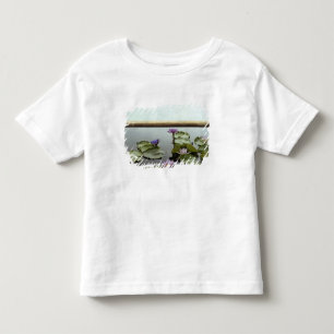 T-shirts Lírios de água na lagoa pelo oceano