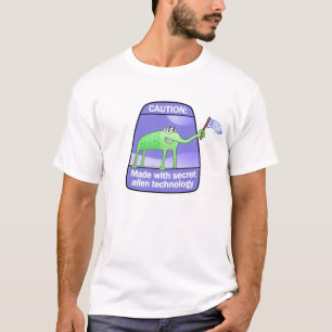 T-shirts Lisp: Feito com tecnologia estrangeira secreta