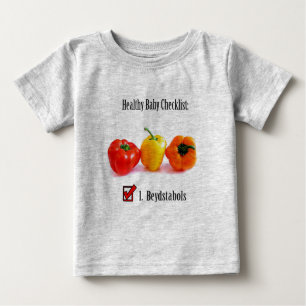 T-shirts Lista de verificação (filipina) saudável do bebê