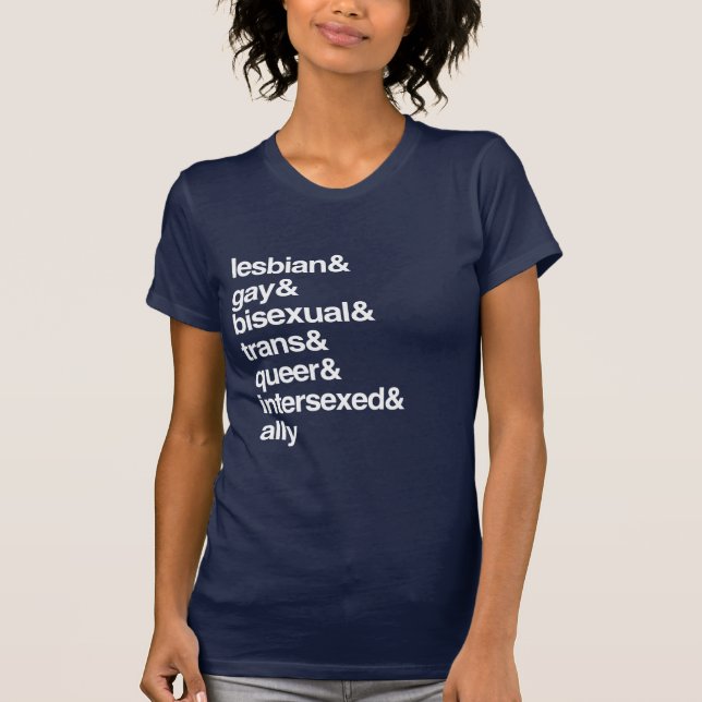 T-SHIRTS LISTA LGBTQI (Frente)