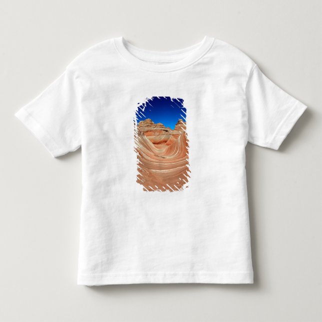 T-shirts Listras vermelhas, bege e amarelas ao vento e (Frente)