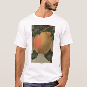 T-shirts Litografia de Chromo da fruta de Belleflower Apple