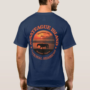 T-shirts Litoral do nacional da ilha de Assateague