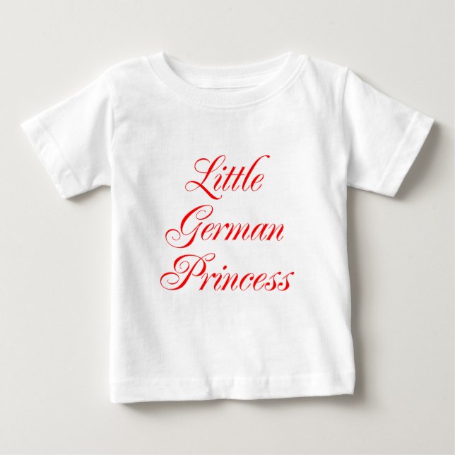 T-shirts Little German Princess (Frente)