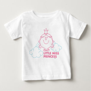 T-shirts Little Miss Princesa Cabeça Nas Nuvens