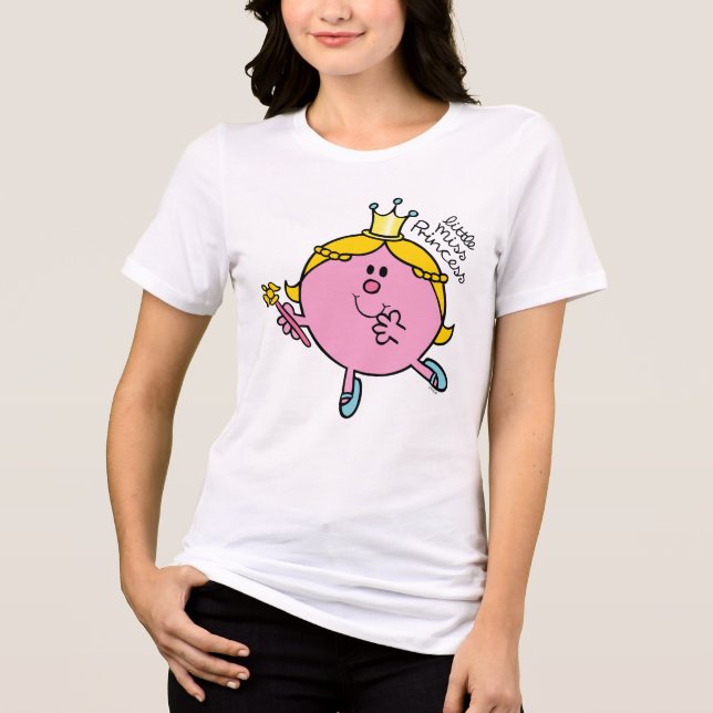 T-shirts Little Miss Princesa | Royal Scepter (Frente)