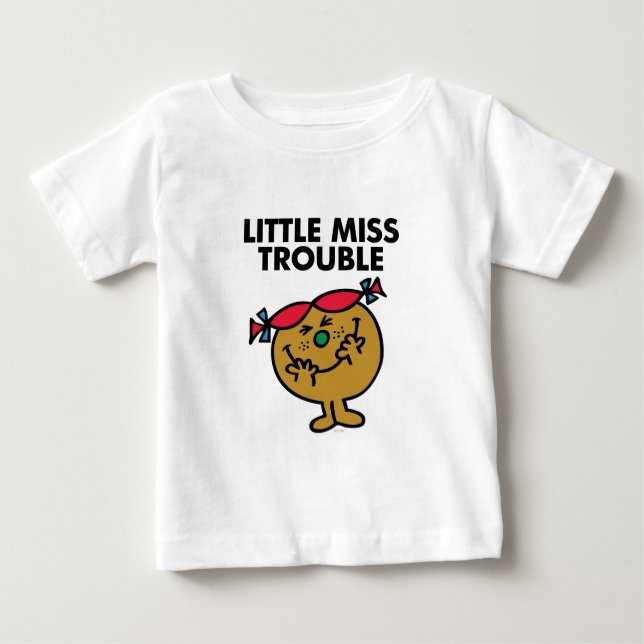 T-shirts Little Miss Trouble | Risos (Frente)