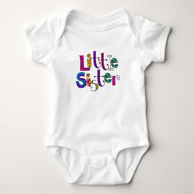 T-shirts Little Sis Romper (Frente)