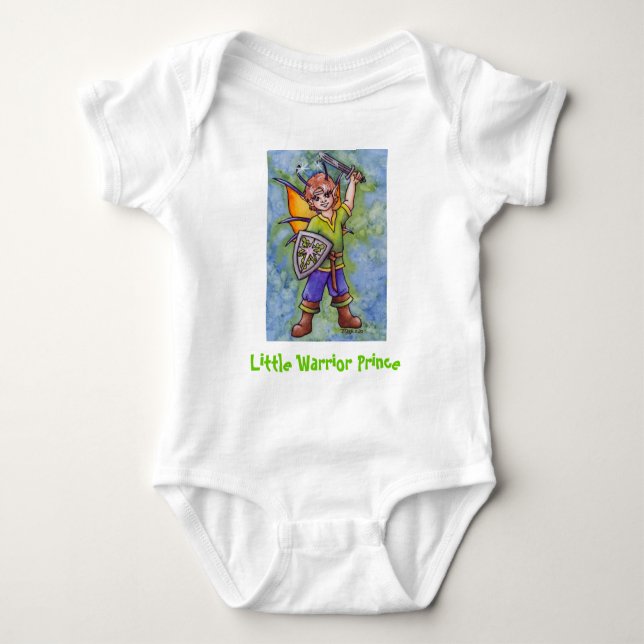 T-shirts Little Warrior Prince (Frente)