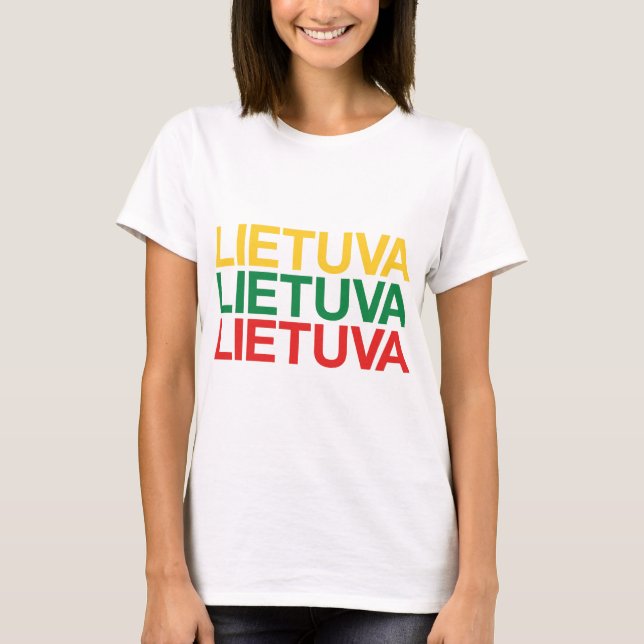 T-SHIRTS LITUÂNIA (Frente)