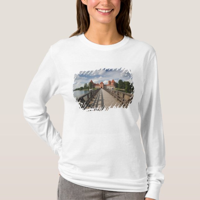 T-shirts Lituânia, Trakai, Parque Nacional Histórico de Tra (Frente)