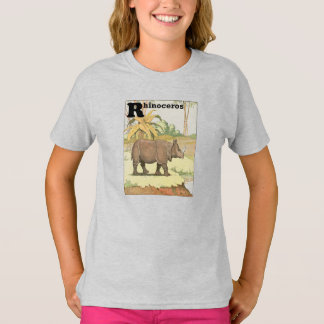 T-shirts Livro de Histórias do Rinoceronte, Alfabeto