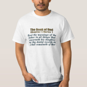 T-shirts Livro de Pais