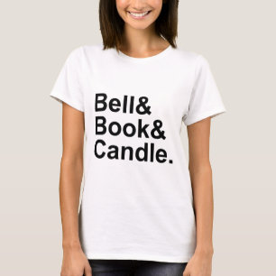 T-shirts Livro de Sinais e Vela Excomunhão por Anátema