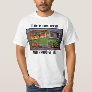 T-shirts Lixo do parque de caravanas