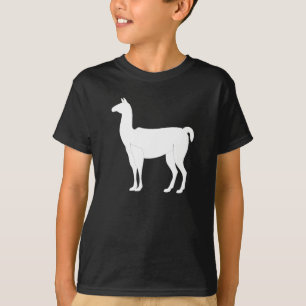 T-shirts Llama Silhouette