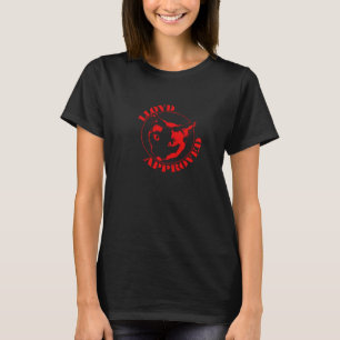 T-shirts Lloyd aprovou - o TShirt das mulheres (o preto)