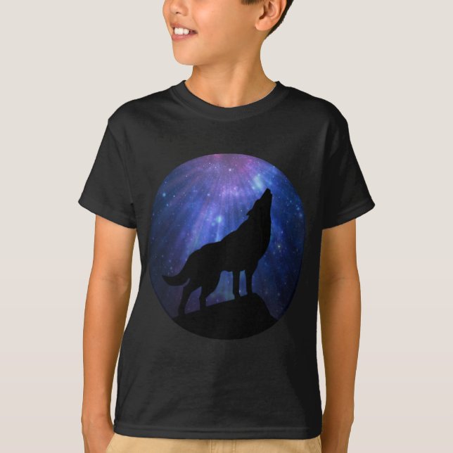 T-shirts Lobo Celestial (Frente)