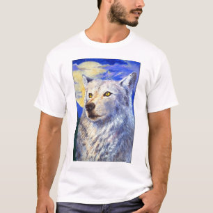 T-shirts Lobo da meia-noite